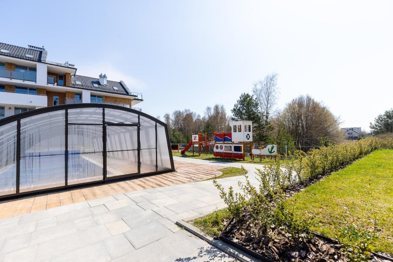 Apartament Z Basenem I Kominkiem ,,Baltic Sun” Sztutowo Eksteriør billede